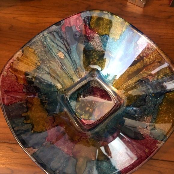 Vintage quadrifoglio Italian catch all dish. Small flake no damage see pictures - Picture 3 of 15